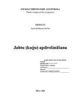 Konspekts 'Jahtu (kuģu) apdrošināšana', 2.