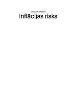 Referāts 'Inflācijas risks', 1.