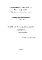 Konspekts 'Tiesiskās attiecības un juridiskā atbildība', 1.