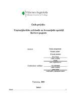 Referāts 'Uzņēmējdarbību veicinošie un bremzējošie apstākļi Katvaru pagastā', 1.