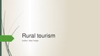 Prezentācija 'Rural tourism (lauku tūrisms)', 1.