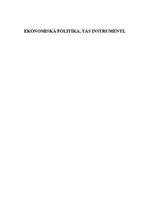 Konspekts 'Ekonomiskā politika, tās instrumenti', 1.