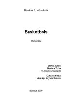 Referāts 'Basketbols', 1.