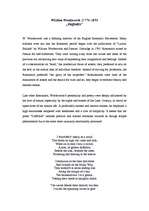 Konspekts 'William Wordsworth "Daffodils"', 1.