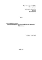 Referāts 'Alternatīvo izglītības teoriju pirmsākumi: M.Montesori, R.Šteiners', 1.