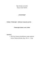 Konspekts 'Viktimoloģija - mācība par nozieguma upuriem', 1.