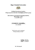 Referāts 'Studentu sekmība', 1.