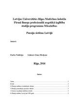 Referāts 'Pensiju sistēma Latvijā', 1.