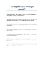 Konspekts 'Top profesijas', 7.