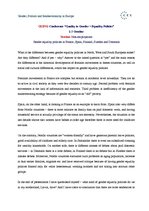 Eseja 'Gender Equality Policies in France, Spain, Finland, Sweden and Denmark', 1.