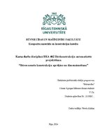 Paraugs 'Būvkonstrukciju automatizētā projektēšana', 1.