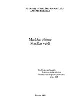 Referāts 'Masāžas vēsture un masāžas veidi', 1.