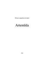 Konspekts 'Sengrieķu mitoloģija - Artemīda', 1.