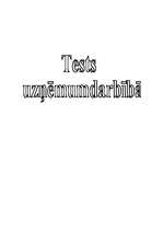 Konspekts 'Tests uzņēmējdarbībā', 1.