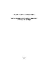 Referāts 'Ekonomikas lejupslīdes sekas un novēršanas ceļi', 1.