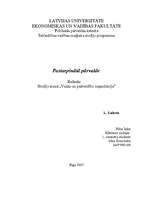 Referāts 'Pastarpinātā pārvalde', 1.