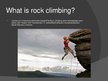 Prezentācija 'Rock climbing', 2.