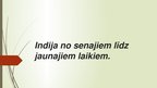 Prezentācija 'Indija no senajiem līdz jaunajiem laikiem', 1.
