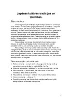 Referāts 'Japānas kultūras tradīcijas un īpatnību raksturojums', 7.
