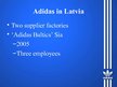 Prezentācija 'Business Activities of Adidas', 15.