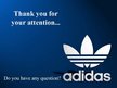 Prezentācija 'Business Activities of Adidas', 22.