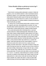 Eseja 'Viesturs Rudzītis "Dejas uz palodzes pie atvērta loga" - laikmetīgs literārs dar', 1.