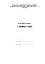 Prakses atskaite 'Kvalifikācijas prakse grāmatvedībā', 1.