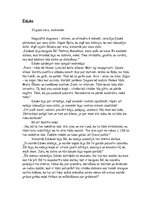 Konspekts 'Eduka raksturojums J.Klīdzēja darbā "Sniegi"', 1.