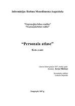 Referāts 'Отбор персонала ', 1.