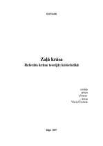 Referāts 'Zaļā krāsa', 1.