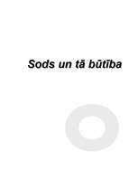 Referāts 'Sods un tā būtība', 1.