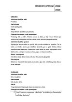 Prakses atskaite 'Mazbērnu prakse pirmsskolas izglītības iestādē', 15.