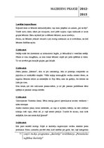 Prakses atskaite 'Mazbērnu prakse pirmsskolas izglītības iestādē', 31.