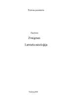 Referāts 'Latviešu mitoloģija. Zvaigznes', 1.