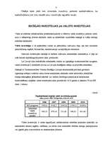 Referāts 'Investīcijas', 6.