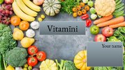 Prezentācija 'Vitamīni', 1.