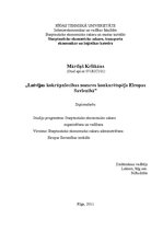 Diplomdarbs 'Latvijas kokrūpniecības nozares konkurētspēja Eiropas Savienībā', 1.