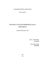 Referāts 'Muguras un stājas problēmas Salas vidusskolā', 30.
