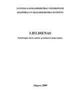 Referāts 'Lieldienu svinību pasākuma apraksts', 1.