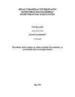 Konspekts 'Žurnālista darba analīze no ētikas viedokļa. Žurnālistika un personiskās dzīves ', 1.