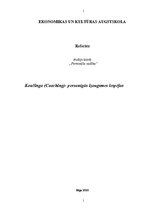 Konspekts 'Koučinga - personīgās izaugsmes iespējas', 1.