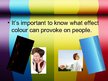 Prezentācija 'How Colour Affects Us', 2.