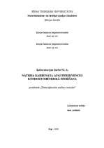 Konspekts 'Nātrija karbonāta augstfrekvences konduktometriskā titrēšana', 1.