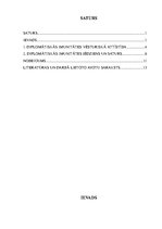 Referāts 'Diplomātiskā imunitāte', 1.