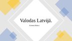 Prezentācija 'Valodas un dialekti Latvijā', 1.