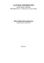 Referāts 'Bērnu bibliotekārā apkalpošana', 1.