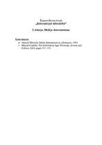 Konspekts 'Mediju determinisms', 1.