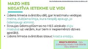 Prezentācija 'Latvijas HES un to ietekme uz vidi', 21.