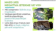 Prezentācija 'Latvijas HES un to ietekme uz vidi', 22.