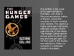 Prezentācija '"The Hunger Games" by Suzanne Collins', 4.